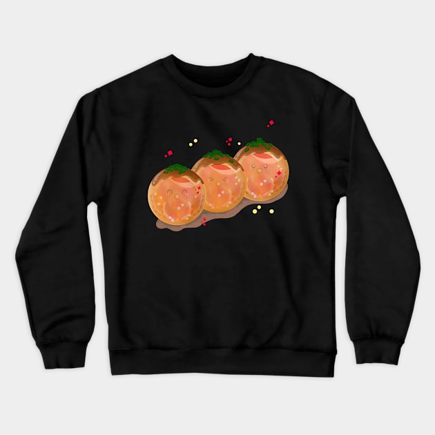 Takoyaki Crewneck Sweatshirt by Kimprut